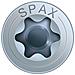 T-star Più 0/1050/1 / 3,5 / 35/01 - Vite Universale Con Testa Svasata, 4tagliare, Filettatura Parziale, Lucida Zincata Tramite Galvanizzazione, Zincato, 3,5 X 35 Mm - Foto miniatura 2