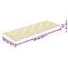 Cuscini Panca Giardino 2pz Bianco Crema 150x50x7 Tessuto Oxford - Foto miniatura 4