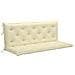 Cuscini Panca Giardino 2pz Bianco Crema 150x50x7 Tessuto Oxford - Foto miniatura 5