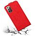 Custodia Compatibile Con Samsung Galaxy Note 20 In Rosso Mela - Coperchio Protettivo In Design Flip Con Chiusura Magnetica - Foto miniatura 5