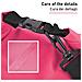 Borsa Zaino Impermeabile 20l, Dry Bag Mare 20 Litri, Sacca Impermeabile Con Tracolla Regolabile, Zaino Waterproof Per Barca Pesca Rafting Spiaggia Sport Acquatici (rosa)  - Foto miniatura 2