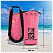 Borsa Zaino Impermeabile 20l, Dry Bag Mare 20 Litri, Sacca Impermeabile Con Tracolla Regolabile, Zaino Waterproof Per Barca Pesca Rafting Spiaggia Sport Acquatici (rosa)  - Foto miniatura 3