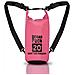 Borsa Zaino Impermeabile 20l, Dry Bag Mare 20 Litri, Sacca Impermeabile Con Tracolla Regolabile, Zaino Waterproof Per Barca Pesca Rafting Spiaggia Sport Acquatici (rosa)  - Foto miniatura 1