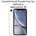 Forcell Thunder Custodia Tpu Silicone  Cover Case Per Apple Iphone Xr Black - Foto miniatura 2