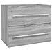 Mobile Lavabo Grigio Sonoma 60x38,5x48 Cm In Legno Multistrato - Foto miniatura 1