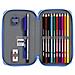 Plumier Doppio Rcd Espanyol Azzurro Bianco (28 Pcs) - Foto miniatura 3