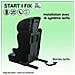 Seggiolino Auto Nania Start Rosso Isofix - Foto miniatura 4