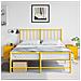 Comodini 2 pz Giallo Senape 34,5x39x44 cm in Acciaio - Foto miniatura 4