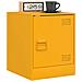 Comodini 2 pz Giallo Senape 34,5x39x44 cm in Acciaio - Foto miniatura 6
