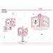 Lampada A Sospensione Per Bambini Baby Jungle Animali Jungla Rosa - Foto miniatura 7