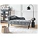 Chaise Longue Versione Sinistra Ivry Velluto Grigio - Foto miniatura 1