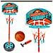 Basket Canestro Piantana Giocattolo Bambini Regolabile con Pallone e Gonfiatore - Foto miniatura 3