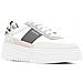 Orbit Vintage Sneaker Sneakers Pelle Scarpe Donna Bianco Eu 36, F1026001 - Foto miniatura 1