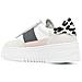 Orbit Vintage Sneaker Sneakers Pelle Scarpe Donna Bianco Eu 36, F1026001 - Foto miniatura 3