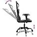 Sedia da Gaming Nero e Bianco in Similpelle - Foto miniatura 7