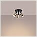 Lampada Da Soffitto Winx 3p Nero /oro Sl. 1385 - Moderno Lampade Da Soffitto Oro Nero 20x19.5x19.5 Cm - Foto miniatura 3