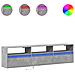 Mobile TV a Parete con LED Grigio Cemento 180x31x45 cm - Foto miniatura 1