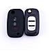 Cover Per Chiave A 3 Pulsanti In Silicone Per Mercedes Benz Smart Black - Foto miniatura 1