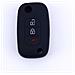 Cover Per Chiave A 3 Pulsanti In Silicone Per Mercedes Benz Smart Black - Foto miniatura 2