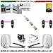 Automazione Cancello Kit Motori Braccio Articolato 24 V 2 Ante Da 0,5 A 2,5 Mt Centrale 220/24 V Faro Selettore 2 Copp - Foto miniatura 1