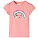 Maglietta da Bambina Corallo Chiaro 116 - Foto miniatura 1