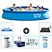 Piscina Fuori Terra - In Giro - 457x84 Cm - Blu - Include Accessori Coordinati A1208 - Foto miniatura 1