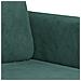 Set Di Divani 3 Pz Con Cuscini Verde Scuro In Velluto - Foto miniatura 4
