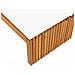 Lettino prendisole con cuscino 200x55x30 cm in legno massello di acacia - Foto miniatura 7