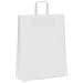 Sacchetti di Carta 250 pz con Manici Bianchi 32x12x42 cm - Foto miniatura 4