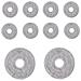 Panni Di Ricambio Per Robot Aspirapolvere, Confezione Da 10, Compatibili Con Ecovacs X1/t10/t20/t30pro E Dreame S10/s20/x10/x20/x30 Grey - Foto miniatura 1