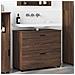 Mobile da Bagno con cassetto Rovere marrone 76.5 x 35 x 64 cm - Foto miniatura 2