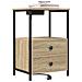 Comò con stazione di ricarica con cassetto 2 pcs rovere sonoma - Foto miniatura 3