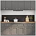 Rivestimento da Cucina 2 pcs Nero 100 x 40 cm vetro temperato - Foto miniatura 2