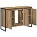 Mobile da Bagno con porta Rovere Artigianale 90 x 30 x 60 cm - Foto miniatura 5