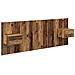 Testata con Comodino 3 pcs Legno vecchio Legno multistrato - Foto miniatura 1