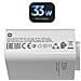 Caricabatterie Originale Da Casa Cavo Type C Mdy-16-ef 33w Turbo Charge White Bulk Smartphone - Foto miniatura 3