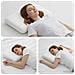 Cuscino da Letto Bianco 50 x 30 x 10,5 cm Schiuma Memory - Foto miniatura 2