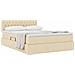 Letto con contenitore e materasso Crema 140 x 190 cm - Foto miniatura 3