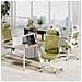 Sedia Ergonomica Per Ufficio - Sedia Da Scrivania In Rete Con Poggiatesta, Supporto Lombare, Braccioli Ribaltabili E Funzione Dondolo 140°, Verde - Foto miniatura 8