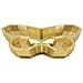 Vassoio Farfalla-oro-poliresina-3x20,5x17,5 Cm - Foto miniatura 2