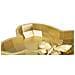 Vassoio Farfalla-oro-poliresina-3x20,5x17,5 Cm - Foto miniatura 4