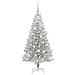Albero di Natale con 150 LED con supporto Argento 120 cm PET - Foto miniatura 3