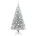 Albero di Natale con 150 LED con supporto Argento 120 cm PET - Foto miniatura 4