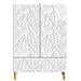 Credenza Bianco Lucido 66 x 34,5 x 95 cm Legno ingegnerizzato - Foto miniatura 3