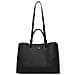 Borsa A Spalla Grande Basic Nera - Foto miniatura 1