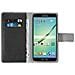 Custodia Flip Cover per smartphone da 4" - Nero - Foto miniatura 1
