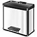 Pattumiera A Pedale Oko Trio Plus L 3x9 L Acciaio Inox 0633-200 - Foto miniatura 1
