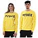 Felpa Giallo Maglia Unisex Taglia S - Foto miniatura 1