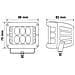 72287 Wl-24 Faro Ausiliario A 12 Led 9-32v Bianco - Foto miniatura 3