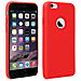 Cover Silicone Apple Iphone 6 / 6s Semi-rigida Opaca Finitura Soft Touch Rossa - Foto miniatura 1